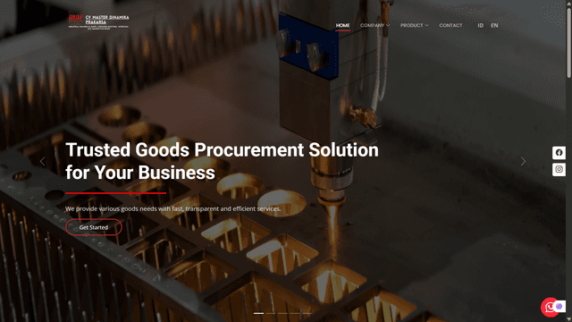 CV. Master Dinamika Prakarsa – Company Profile Website